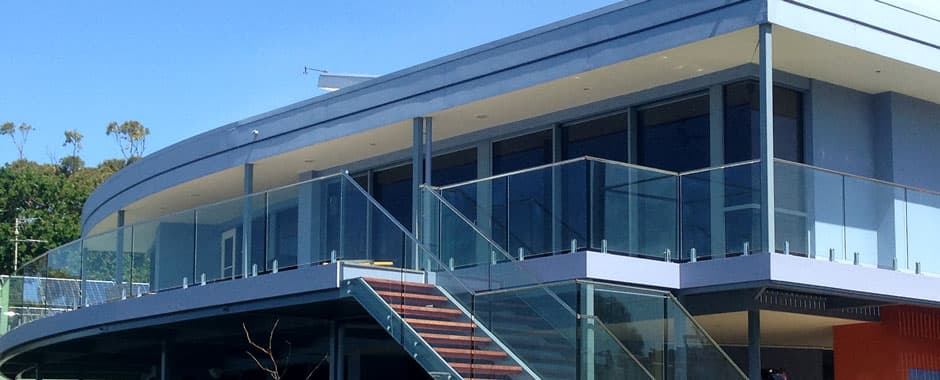 Frameless glass balustrade